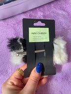 Fluffy Monster Hair Clip “Shnip” Paranoid Cow