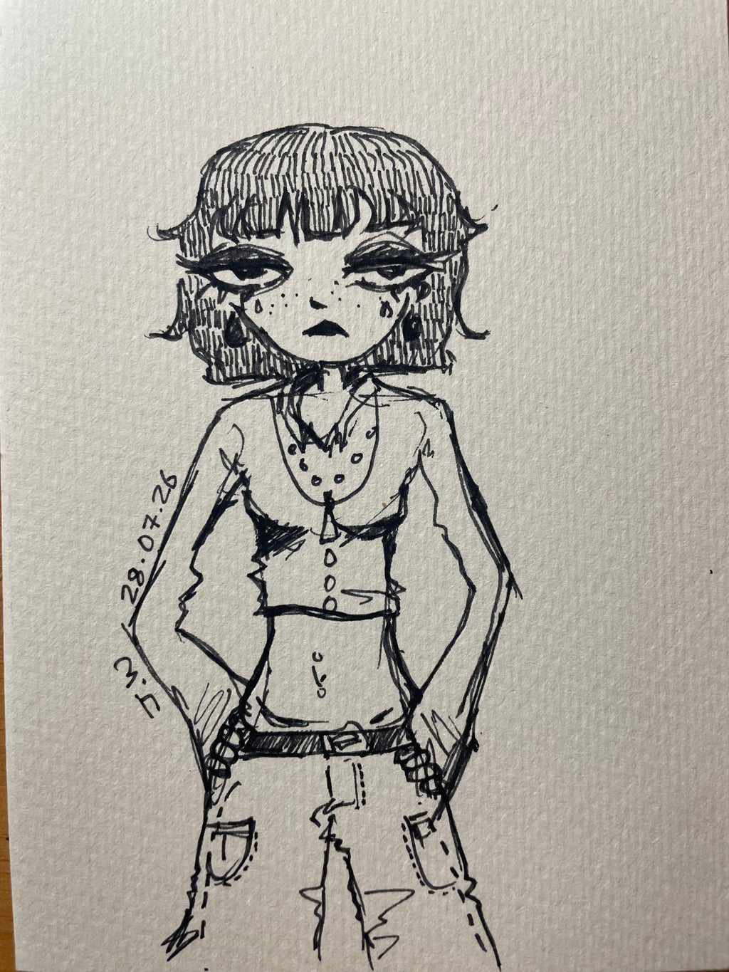 A6 Cute Girls - Original Prints by Jupiter
