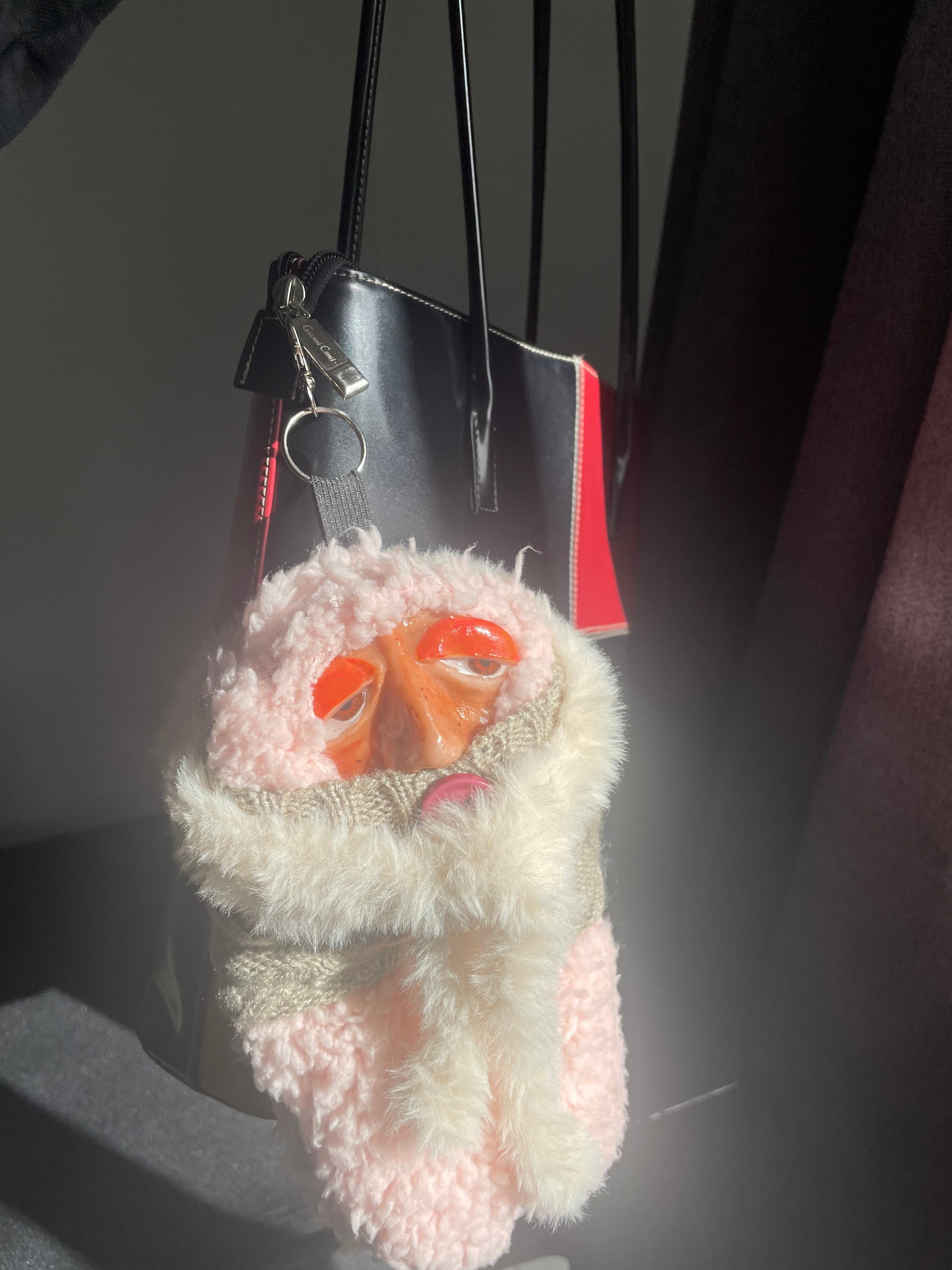 Pink Scarf Baby Shnooble Bag Charm