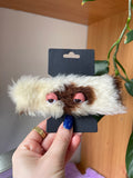Fluffy Monster Hair Clip “Shnip” Brown Lazy