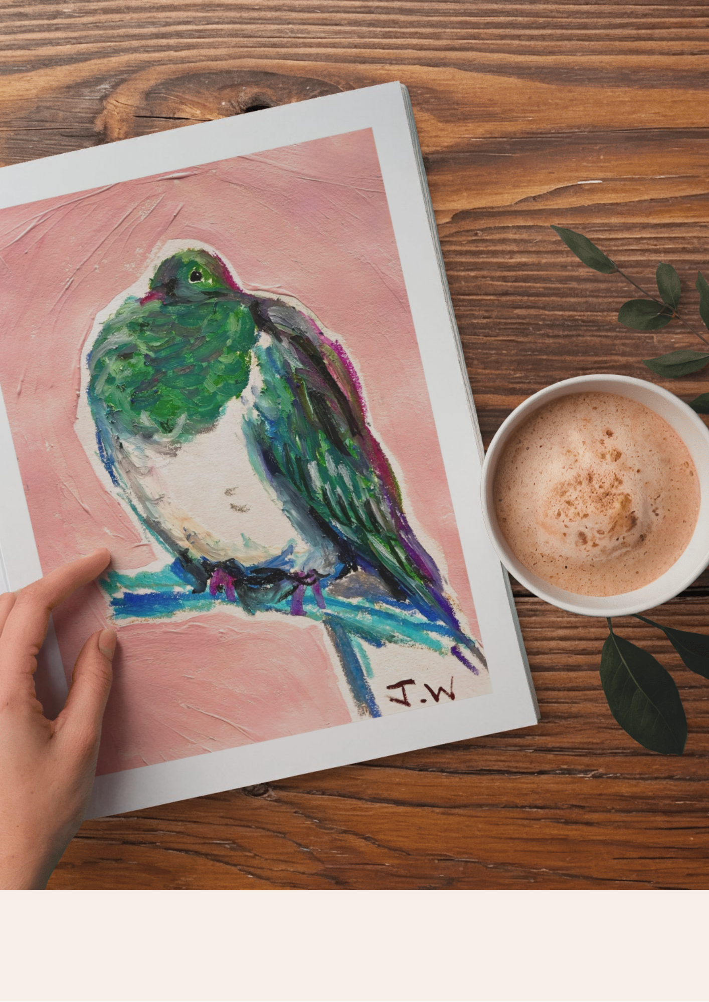 Fat Kererū | Art Print