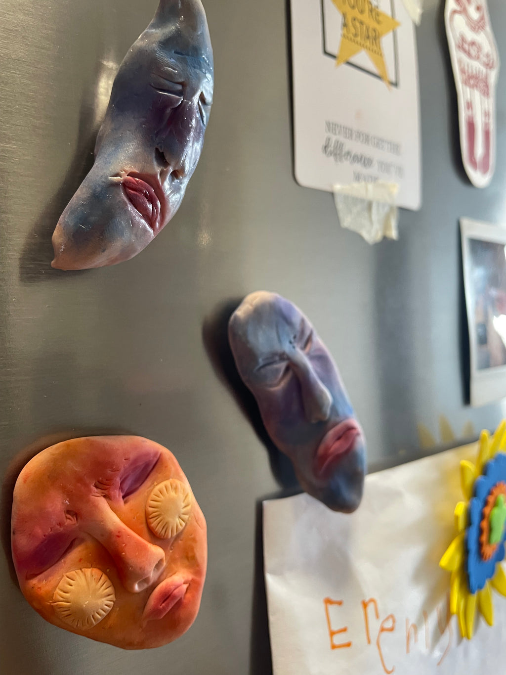 Handmade Fridge Magnets (With Stars) by Jupiter