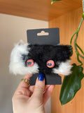 Fluffy Monster Hair Clip “Shnip” Paranoid Cow