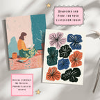 The Teacher Bookish Print Set of 6 | Digital Download