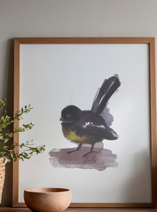 Fantail Pīwakawaka | Art Print