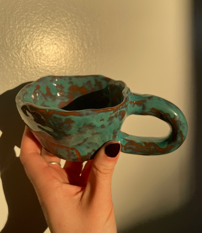 Handmade Mug #2 : Mossy Teal