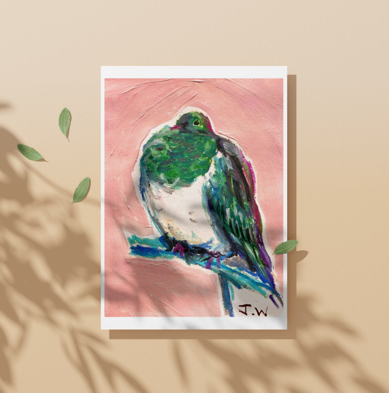 Fat Kererū | Art Print