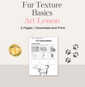 How to Draw Fur | Art Lesson for Ages 12+ | Download and Print for your Classroom