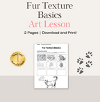 How to Draw Fur | Art Lesson for Ages 12+ | Download and Print for your Classroom