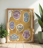Monster Man Abstract | Art Print