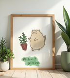 Plant Mom Cat | Art Print