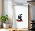 Happy Tūī  | Art Print