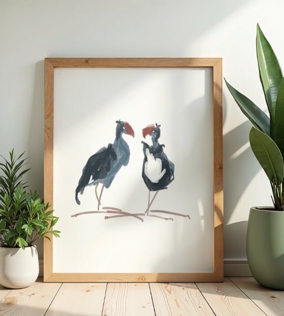 Pukeko Friends | Art Print