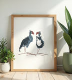 Pukeko Friends | Art Print
