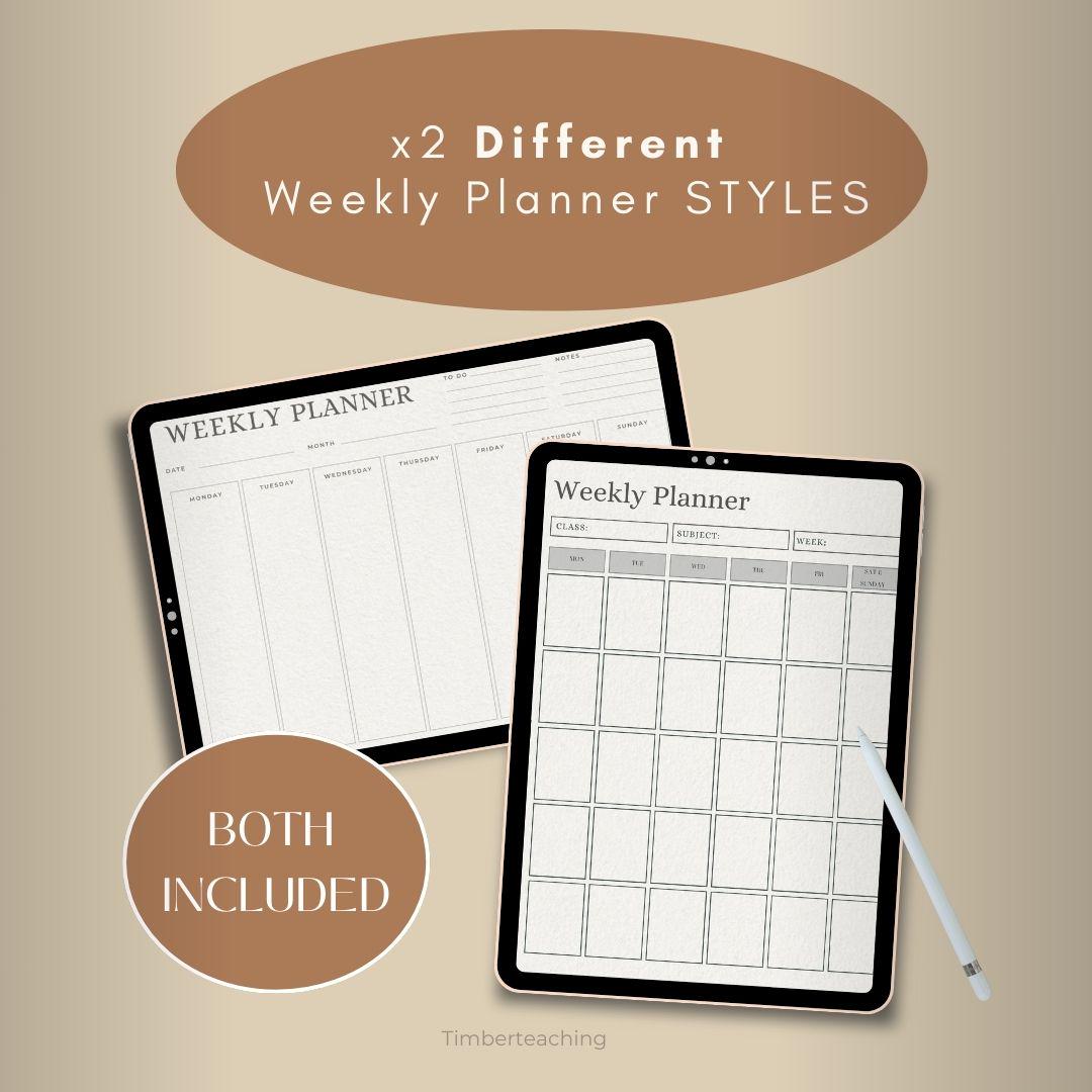 Highschool Teacher Digital Planner | (Digital Download) (Goodnotes Compatible)
